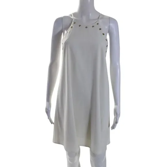 Amanda Uprichard | Dresses | Amanda Uprichard Womens Crepe Grommet High Neck Mini Tank Dress White Size S | Poshmark Amanda Uprichard | Dresses | Amanda Uprichard Womens Crepe Grommet High Neck Mini Tank Dress White Size S | Poshmark